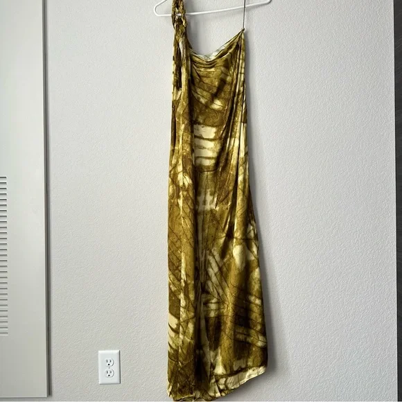 New $119 Zara Asymmetric Khaki Dress Limited Edition 3272/166 XS Small Large XL - Picture 13 of 15